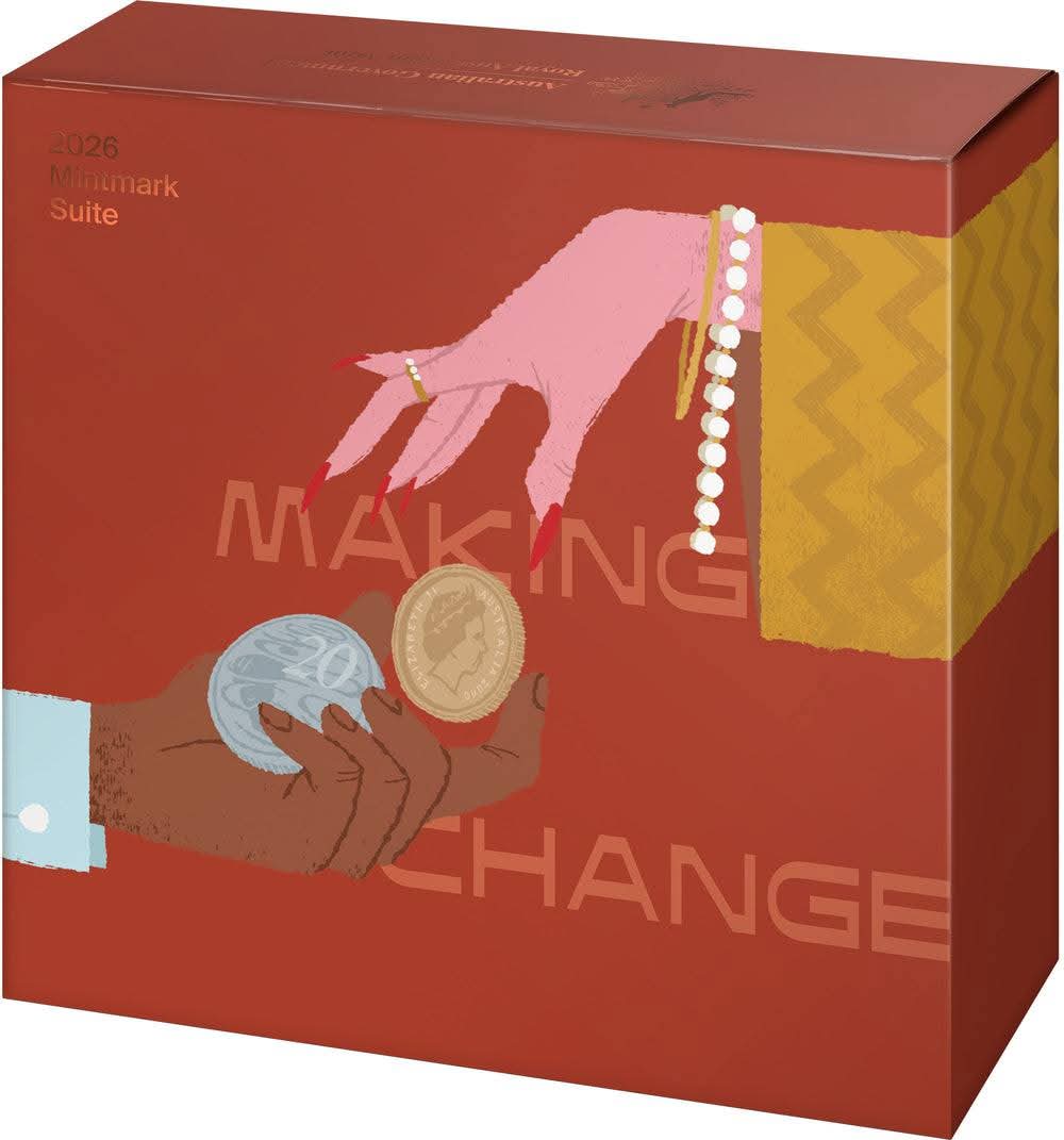 Royal Australian Mint COIN PACK $10 2026 PROOF AU (17.53mm) `C` MINTMARK 60th Anniversary of Decimal Currency