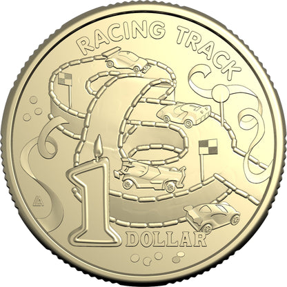 ROYAL AUSTRALIAN MINT 2025 $1 ALBR UNCIRCULATED COIN-RACING TRACK
