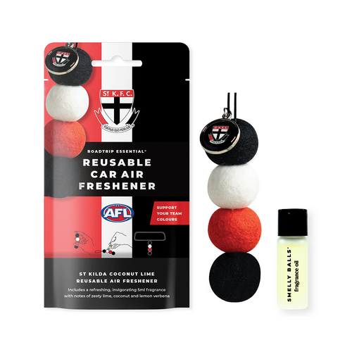 SMELLY BALLS AFL ST KILDA REUSABLE AIR FRESENER