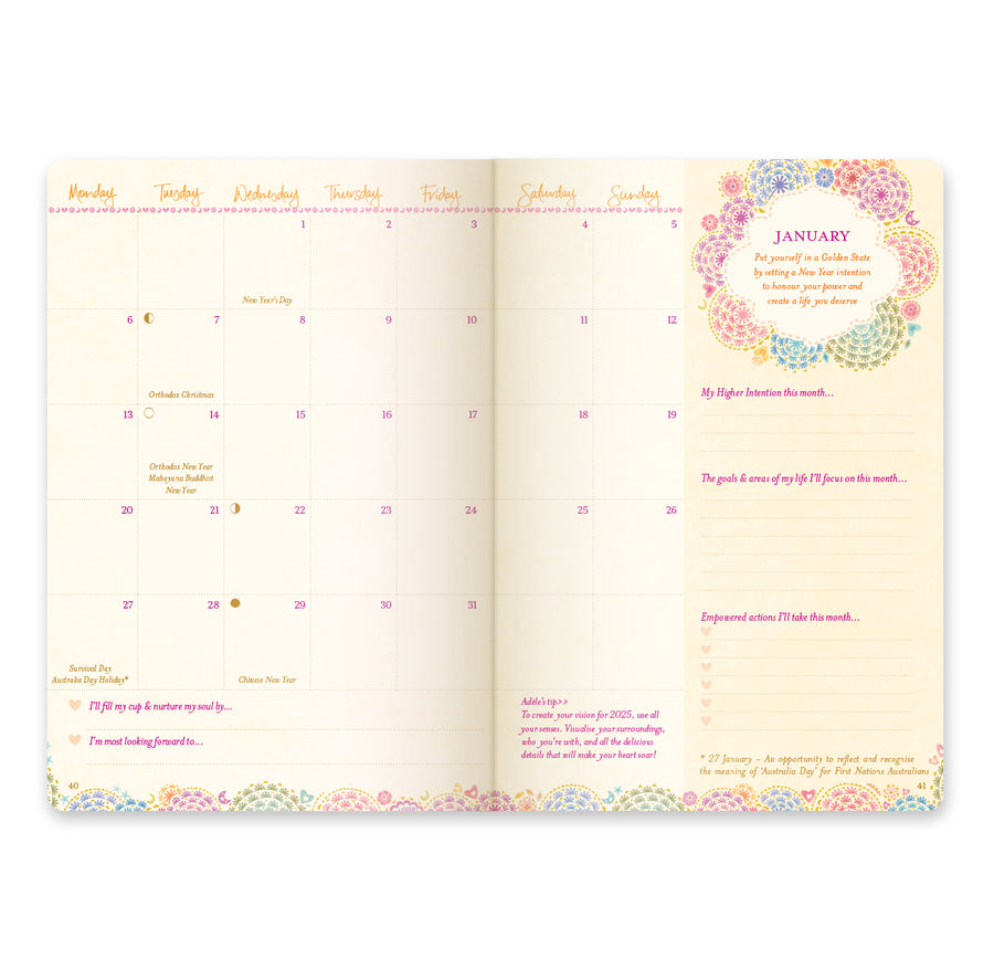 INTRINSIC 2025 DIARY-THE YEAR FOR YOU-CITRINE DREAM 