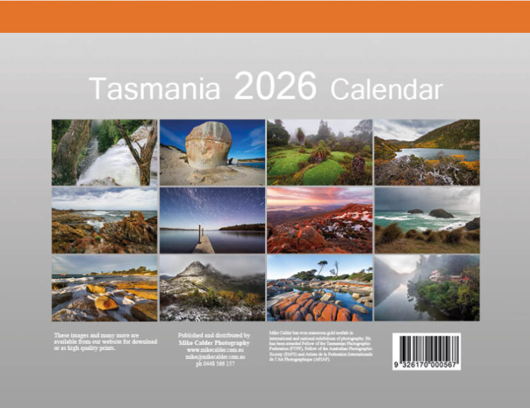 2026 TASMANIAN CALENDAR A4