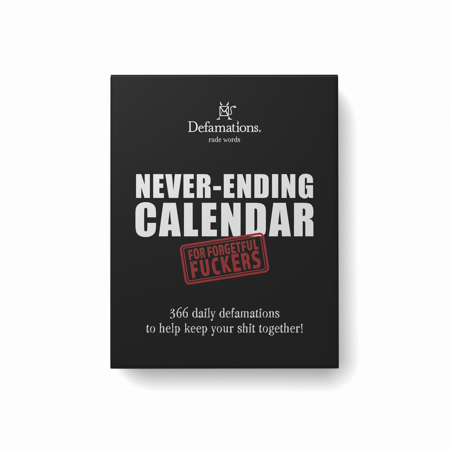 DEFAMATIONS NEVER-ENDING CALENDAR - BLACK