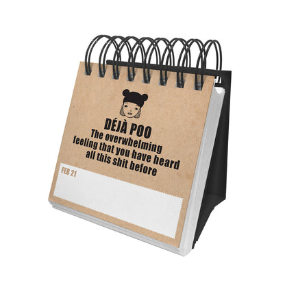 DEFAMATIONS NEVER-ENDING CALENDAR - BLACK