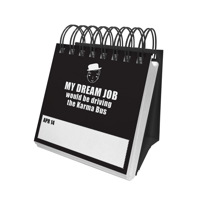 DEFAMATIONS NEVER-ENDING CALENDAR - BLACK