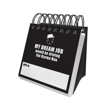 DEFAMATIONS NEVER-ENDING CALENDAR - BLACK