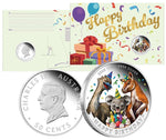 Load image into Gallery viewer, THE PERTH MINT HAPPY BIRTHDAY 2025 1/2oz SILVER PROOF COLOURED COIN
