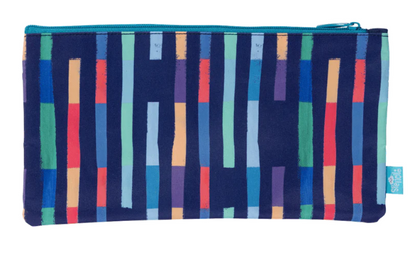 Spencil Twin Zip Pencil Case - Bright Stripes