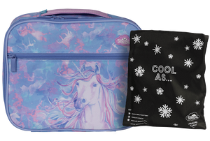 SPENCIL BIG COOLER LUNCH BAG+CHILL PACK-UNICORN MAGIC