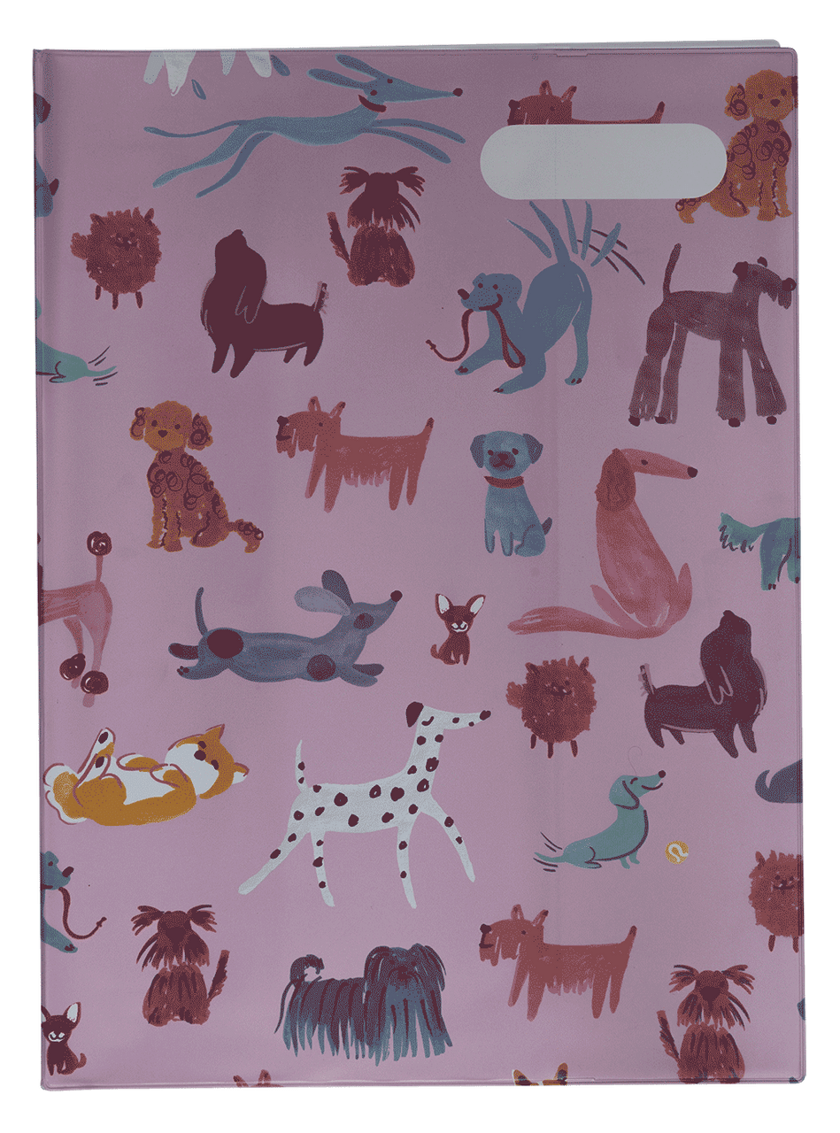 SCRAPBOOK COVER - DOODLE DOGS 1