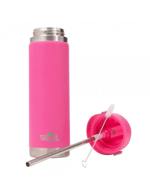 Spencil Big Insulated Water Bottle 650ml - Fushia