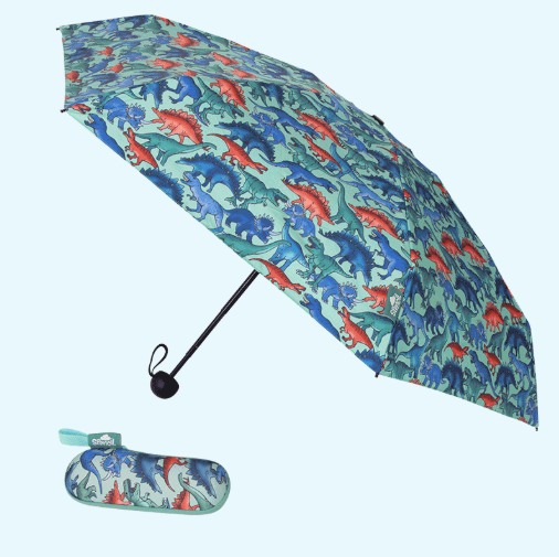 Compact Umbrella - Dino Stomp