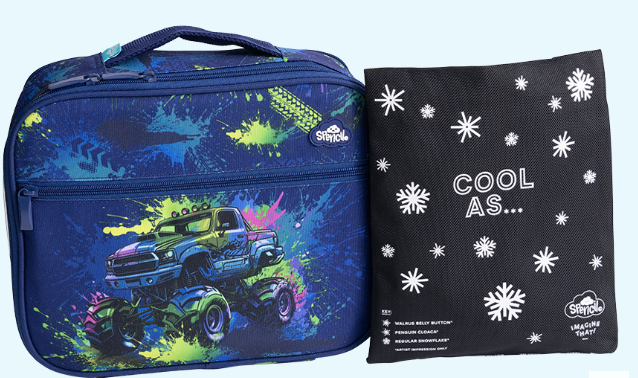 Spencil Big Cooler Lunch Bag + ChillPack - Mega Wheels
