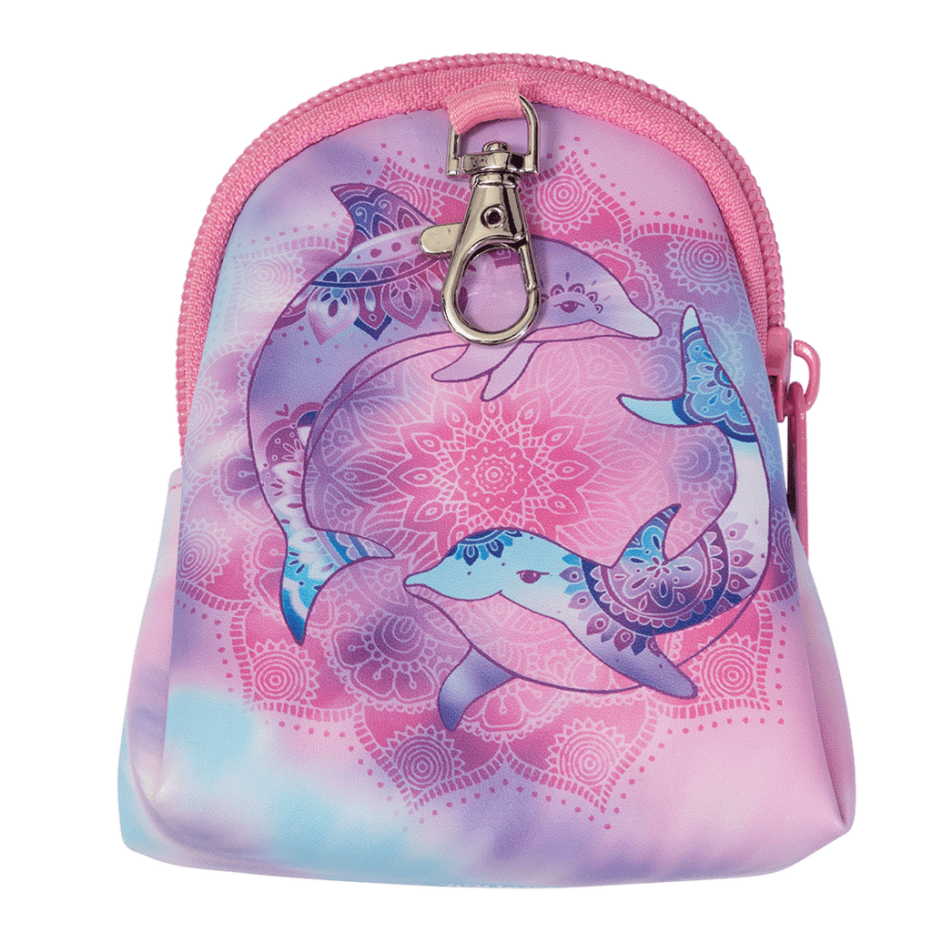 SPENCIL COIN POUCH-TIE-DYE SPLASH