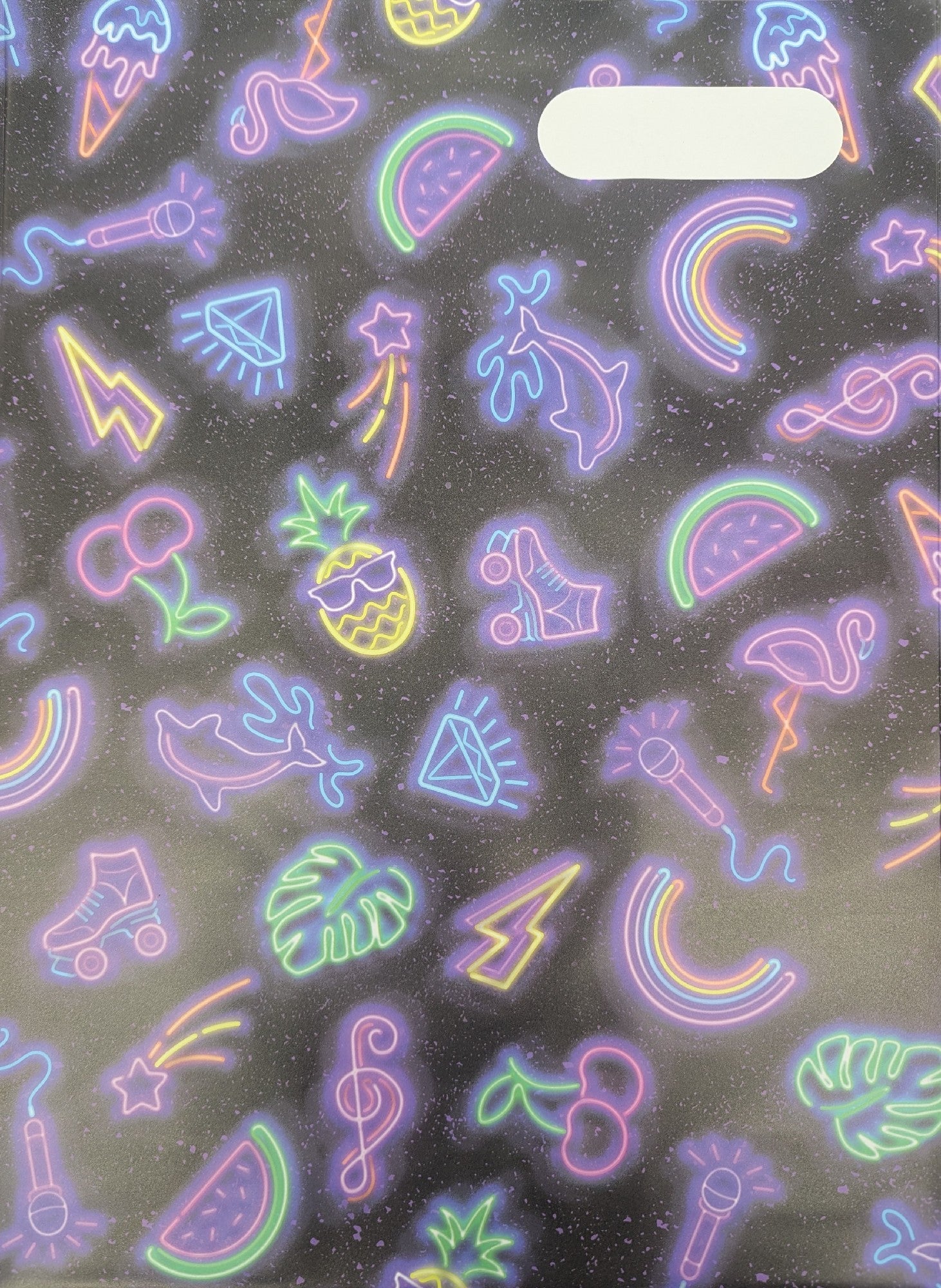 Scrapbook Cover - Neon Party