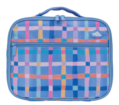 Spencil Big Cooler Lunch Bag + Chill Pack-Pastel Plaid