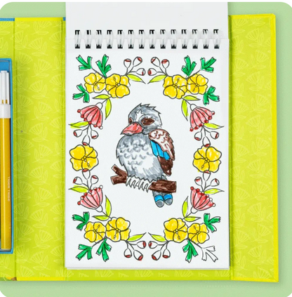 Tiger Tribe Colouring Set - Aussie Animals 