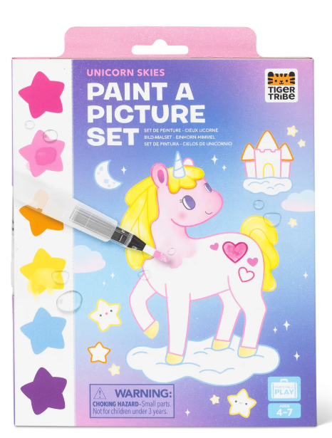 Tiger Tribe Paint a Picture Set - Unicorn Skies 