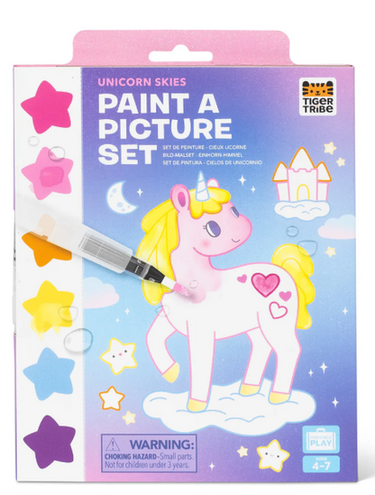 Tiger Tribe Paint a Picture Set - Unicorn Skies 