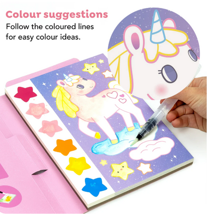 Tiger Tribe Paint a Picture Set - Unicorn Skies 