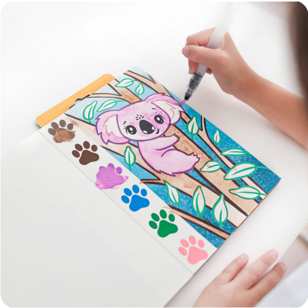 Tiger Tribe Paint a Picture Set - Wild Animals 