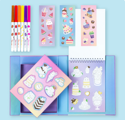 Tiger Tribe Scented Stacks Of Stickers - Dreamy Desserts 