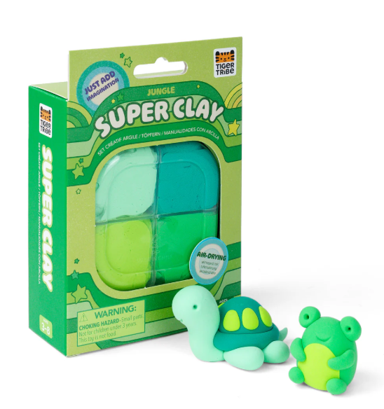 Super Clay Stationery - Jungle Greens