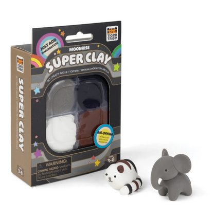 Tiger Tribe Super Clay Stationery - Moonrise Neutrals 