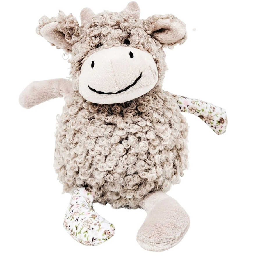 Cow Rattle Dark Grey 17cm