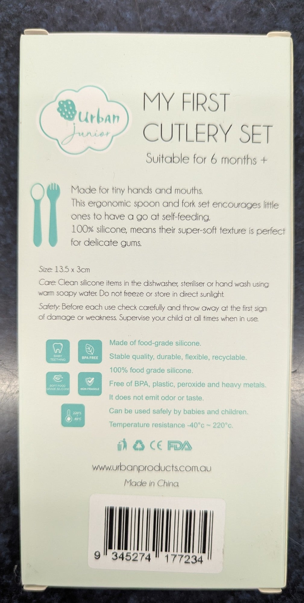 My First Cutlery Pink 13.5cm