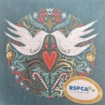 Load image into Gallery viewer, VEVOKE CHARITY CHRISTMAS CARD WALLET RSPCA-TWO DOVES

