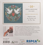 Load image into Gallery viewer, VEVOKE CHARITY CHRISTMAS CARD WALLET RSPCA-TWO DOVES
