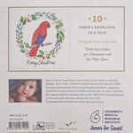 Load image into Gallery viewer, VEVOKE CHARITY CHRISTMAS CARD WALLET CMRI-PARROT WREATH
