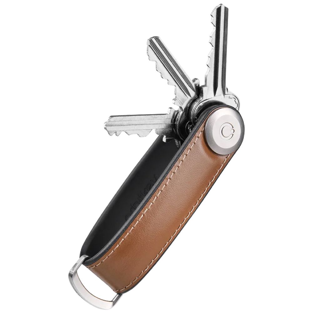 KEY ORGANISER HYBRID LEATHER ACORN