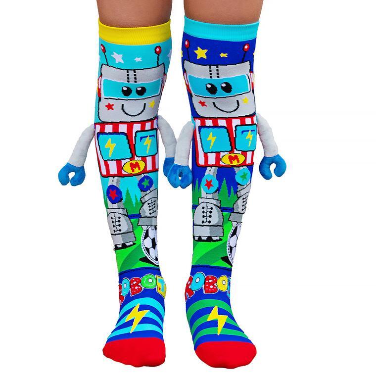 MAD MIA ROBOT SOCKS KIDS & ADULTS AGE 6-99