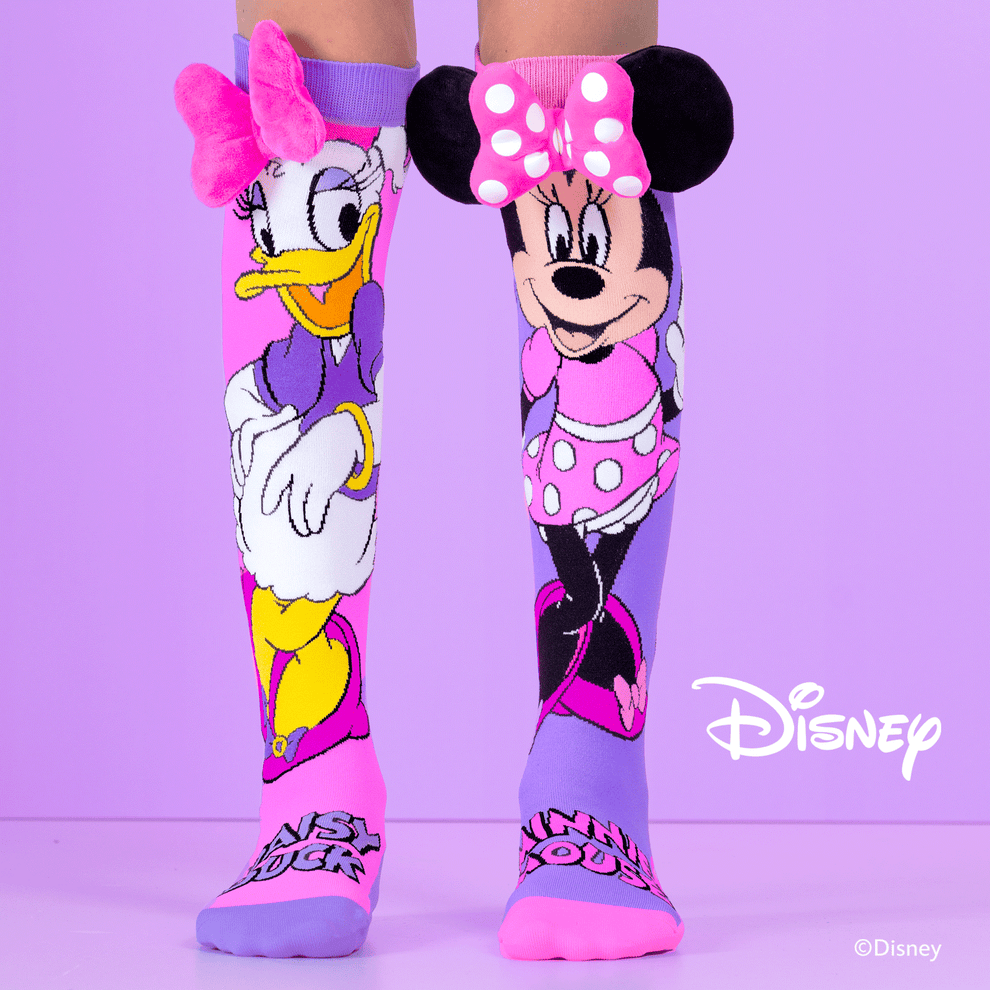 MADMIA MINNIE AND DAISY SOCKS KIDS &amp; ADULTS AGES 6-99