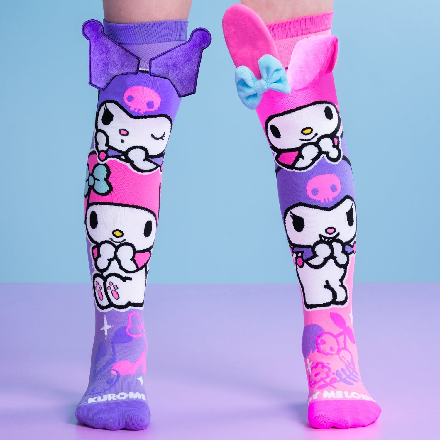 MADMIA  KUROMI &amp; MY MELODY SOCKS