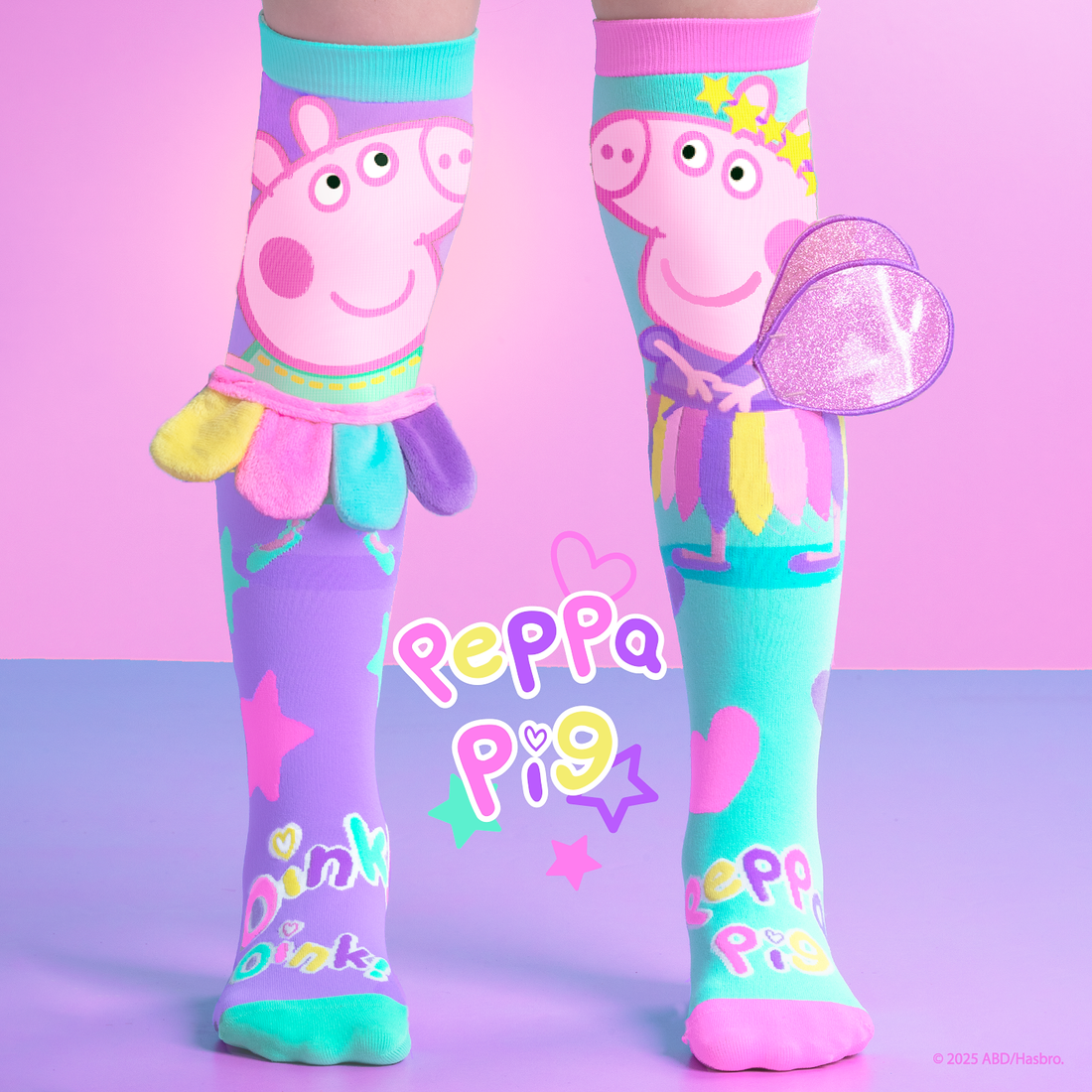 MadMia Peppa Pig Fairy Toddler Socks Ages 3.5