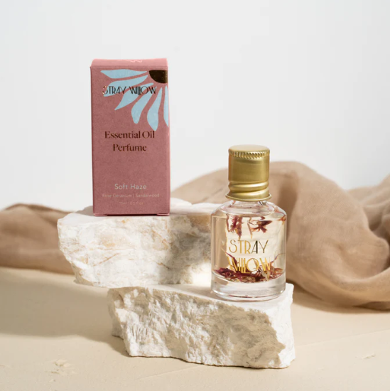 Stray Willow Essential Oil Perfume Roller - Soft Haze