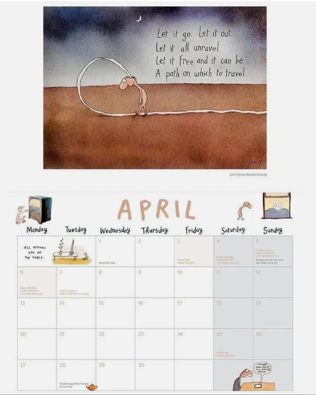 THE AFTERLIFE LEUNIG CALENDAR: 2026