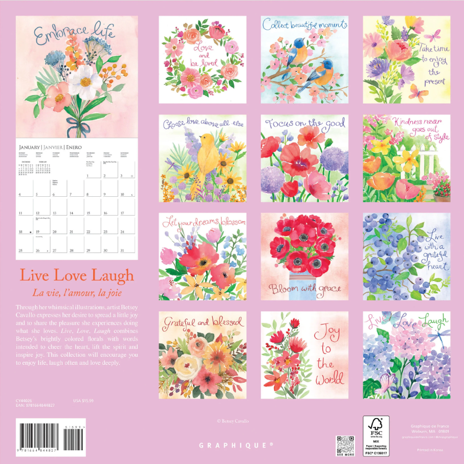 Live  Laugh  Love 2026 Square