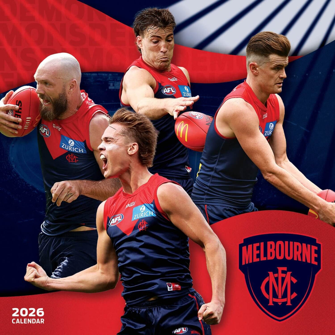AFL MELBOURNE DEMONS CALENDAR: 2026