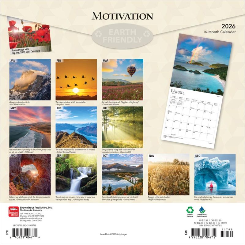 Motivation 2026 Square Foil