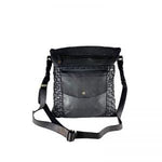 Load image into Gallery viewer, INLEATHERZ KNIT LACE HANDBAG BLACK
