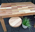 Load image into Gallery viewer, RECYCLED TIMBER DINING TABLE 1200 X 750MM
