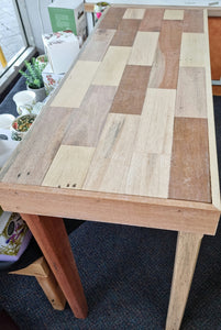 RECYCLED TIMBER HALL TABLE 1000X400MM