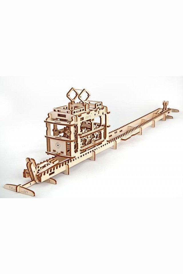 UGEARS TRAM ON RAILS