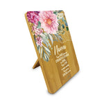 Load image into Gallery viewer, LP BAMBOO AFFIRMATION PLAQUE NANNA CHRYSANTHEMUM
